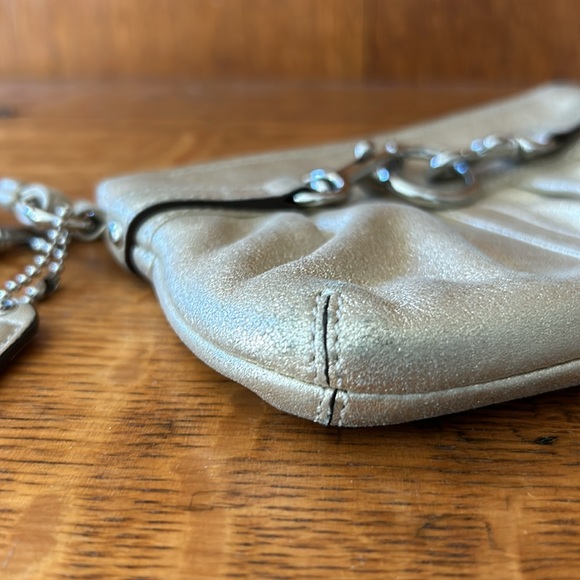 COACH Golden Shimmer Wristlet - Picture 7 of 7